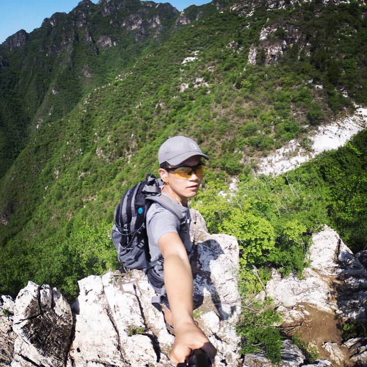 Me on the top of a mountain in Beijing